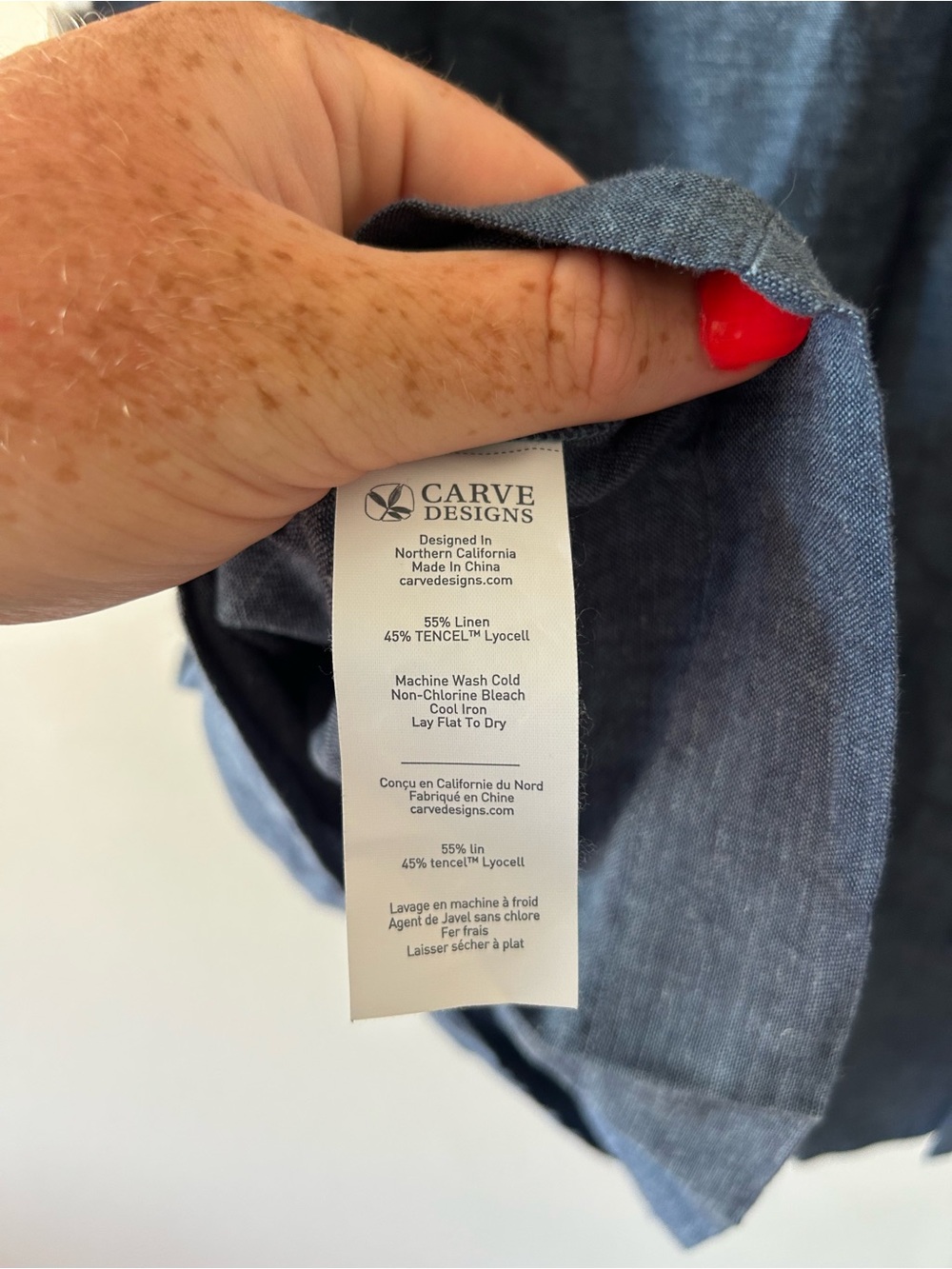 Carve Designs Sleeveless Dark Navy Mini Dress - Picture 7 of 7
